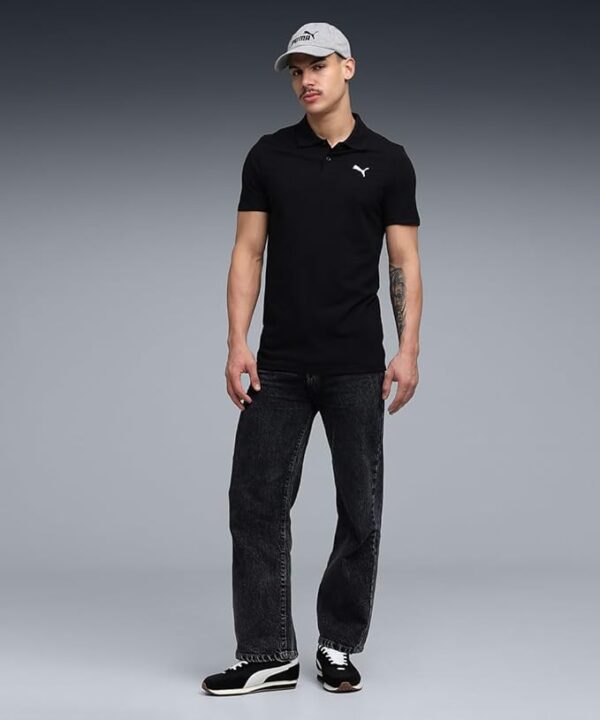 Puma Men's Solid Slim Fit Cotton Essential Polo T-Shirt for Regular wear - Image 4