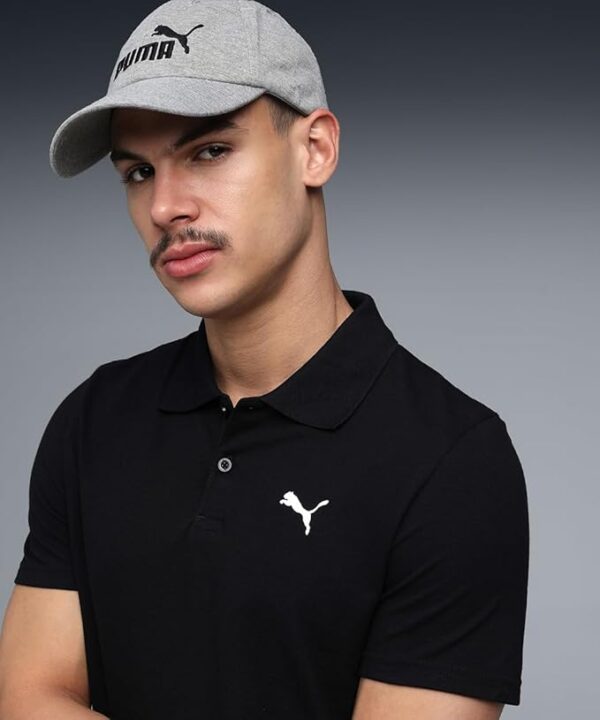 Puma Men's Solid Slim Fit Cotton Essential Polo T-Shirt for Regular wear - Image 3